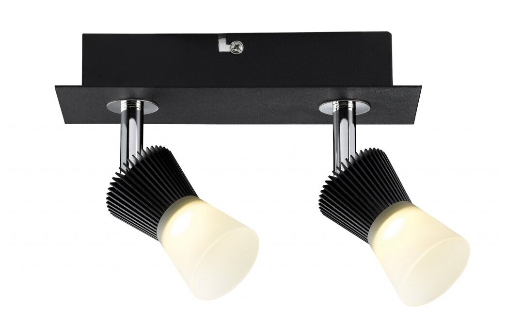 Потолочный светильник Konos LED,2x 3 W, 230/12 V,3000 K/2x 200 lm, черный