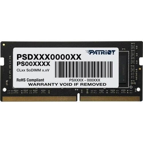Модуль памяти для ноутбука sodimm 32gb pc25600 ddr4 psd432g32002s patriot 951800₽