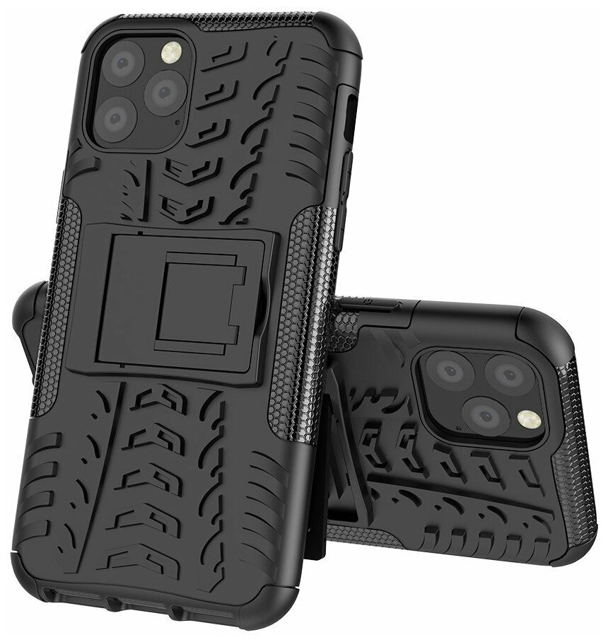 Чехол Hybrid Armor для iPhone 11 Pro (черный)