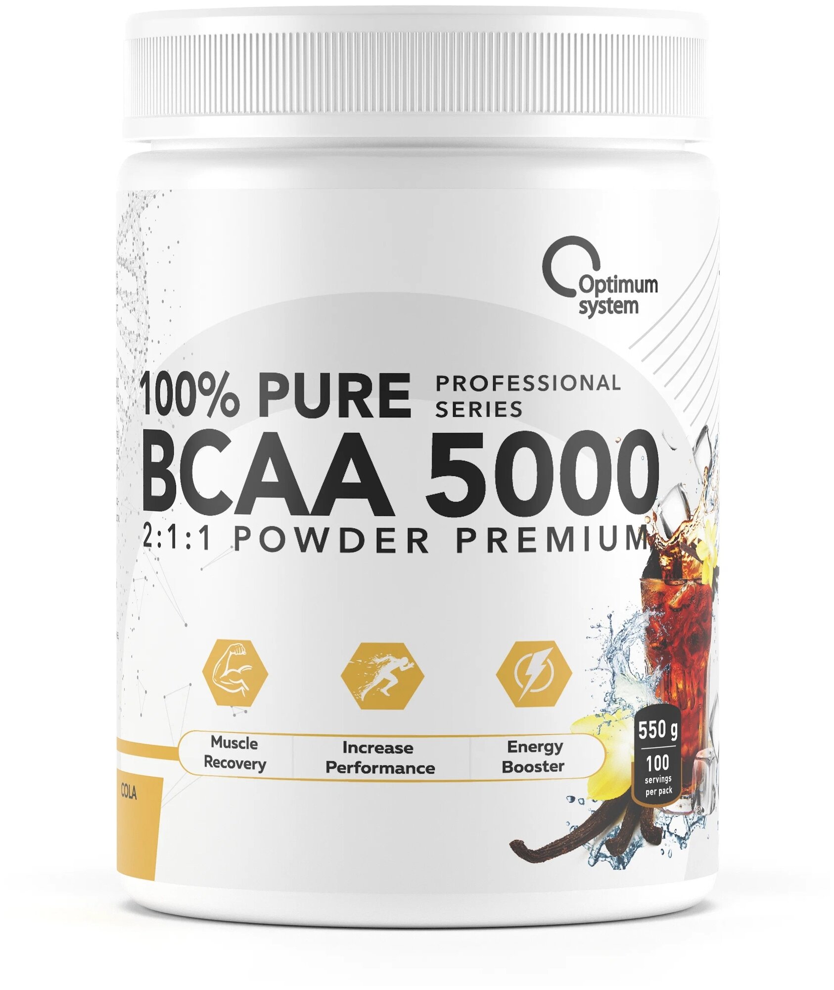 Optimum System BCAA 5000 Powder (-) (550 ) -