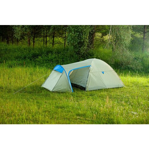 Палатка ACAMPER MONSUN (4-местная 3000 мм/ст) gray палатка туристическая четырехместная сalviano acamper monsun серый