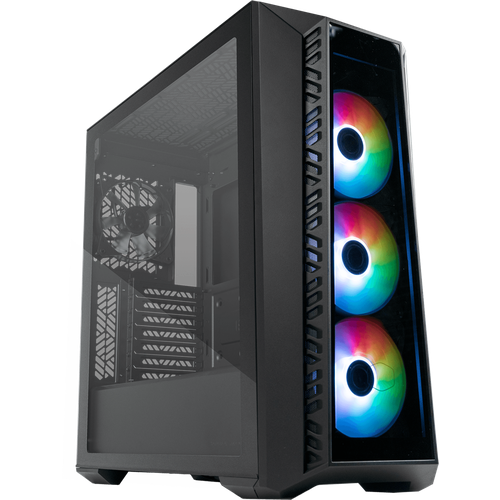 Корпус ATX Cooler Master MasterBox 520 U3 Без БП чёрный cooler master masterbox q500l usb3 0x2 1x120fan black atx w o psu