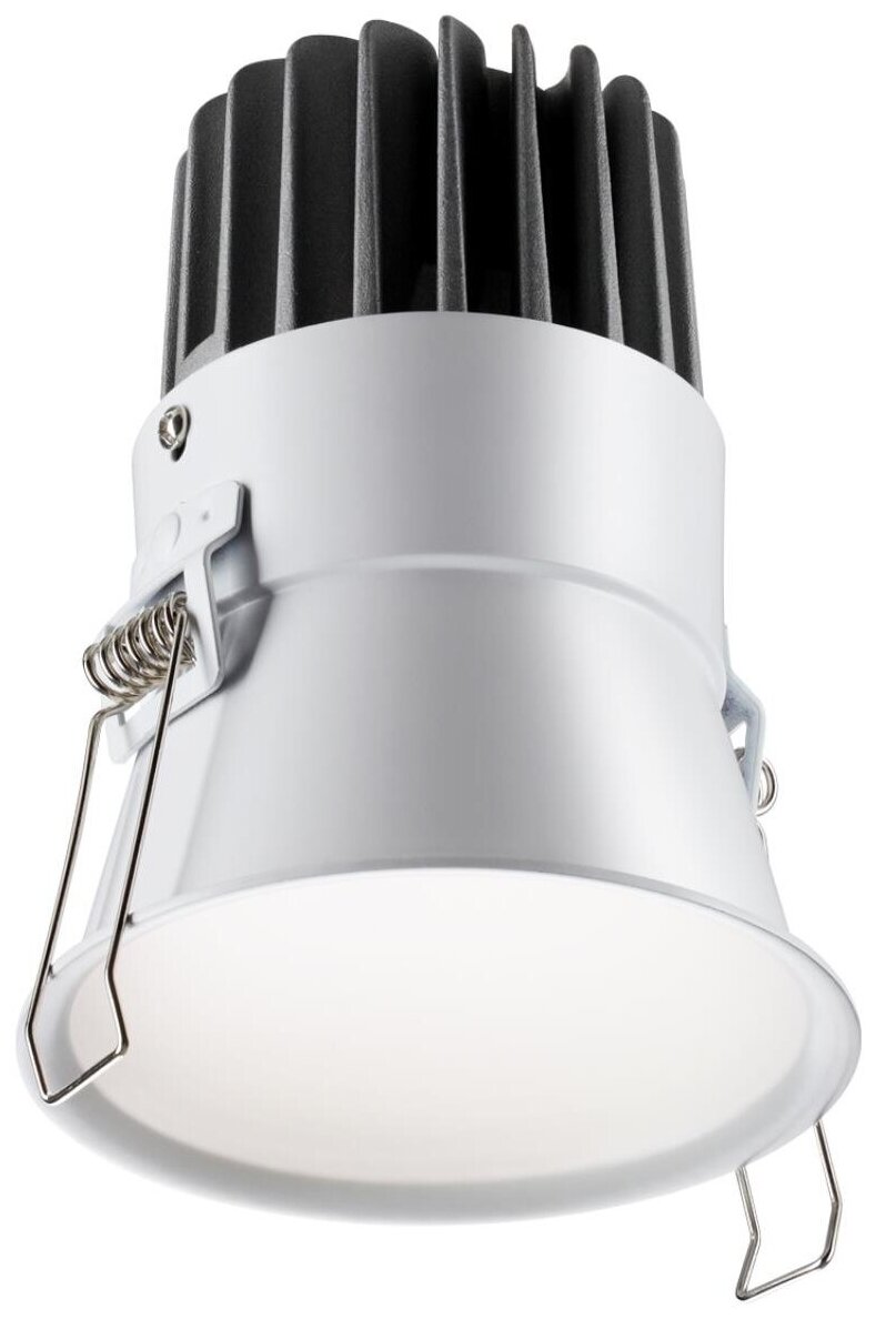 NOVOTECH 358910 SPOT NT22 228 белый Встраиваемый светодиодный светильник с переключателем цветовой температуры IP20 LED 3000К\4000К\6000К 18W 220V LANG