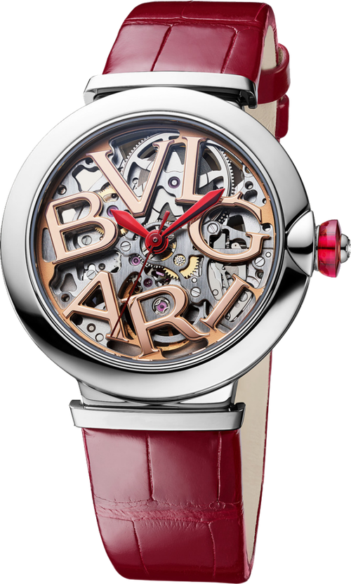 Наручные часы BVLGARI, красный, серый