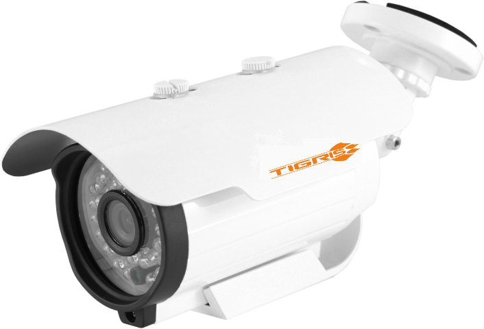 Видеокамера Tigris THLV-S20-5. AHD/TVI/CVI/CVBS камера внешняя, ИК, f=5-50, 1080P