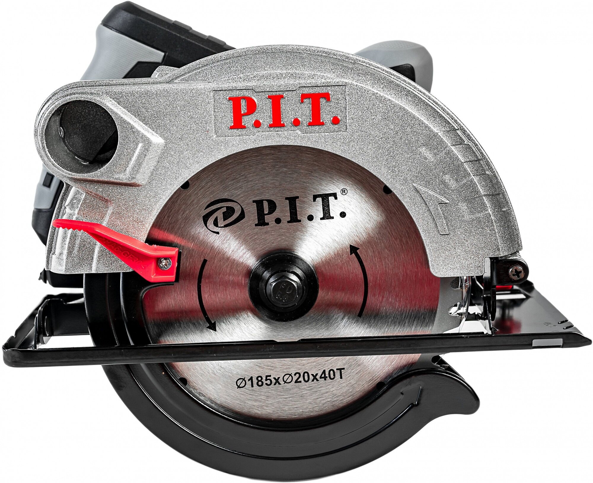 Дисковая пила P.I.T. PKS185-C2, 1300 Вт черный/серый —  в .