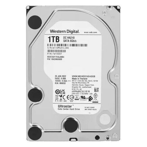 35 1 ТБ Жесткий диск WD Ultrastar DC HA210 1W10001 966500₽