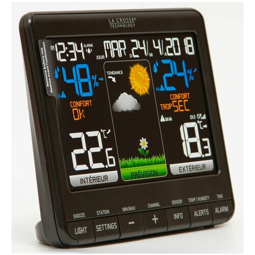 Метеостанция La Crosse WS6825 2 с цветным экраном и тремя датчиками 1099700₽