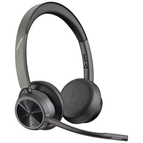 Гарнитура беспроводная VOYAGER 4320 UC V4320-M COMPUTER MOBILE MICROSOFT TEAMS CERTIFIED USB-A STEREO BLUETOOTH HEADSET WITHOUT CHARGE STA 24963₽