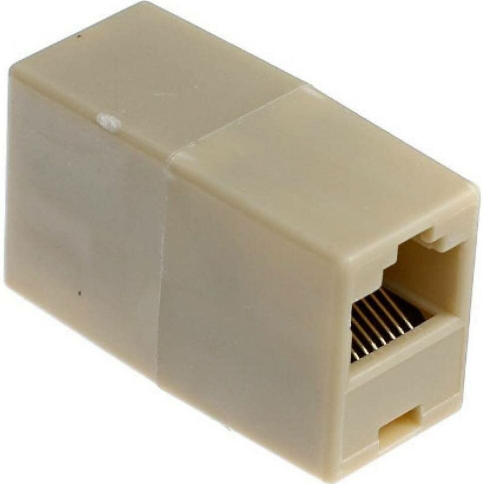 Проходной модуль RJ-45 - RJ-45 VCOM VTE7713 категория 5e, 10 шт. в упаковке VTE7713-1/10