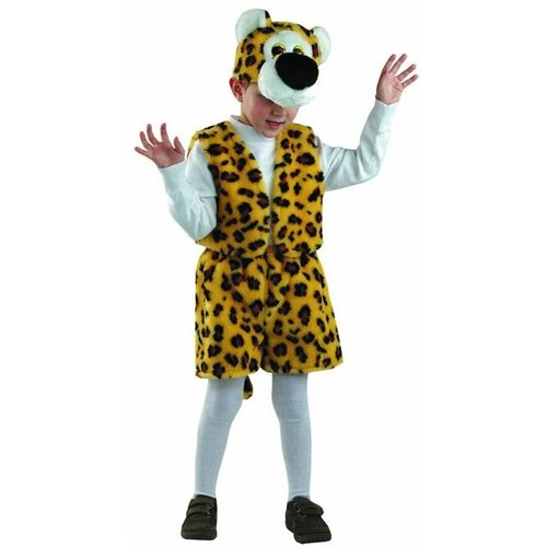 Карнавальные костюмы для детей Леопард, размер 28, рост 110 см карнавальные костюмы для детей принцесса элиза размер 28 рост 110 см