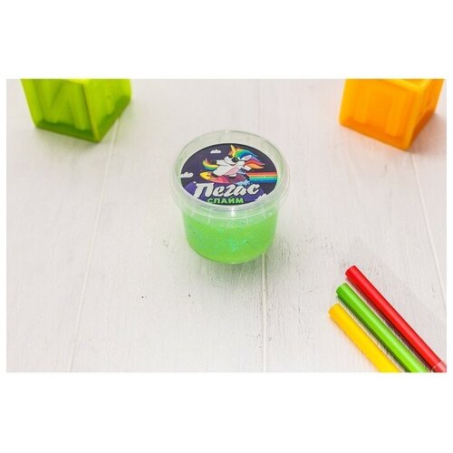 Слайм Пегас Битое стекло зелёный 90 г 313₽