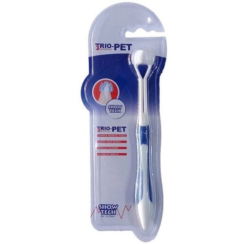 SHOW TECH Зубная щетка Trio-Pet Toothbrush 3-х сторонняя, 10 гр (2 штуки)