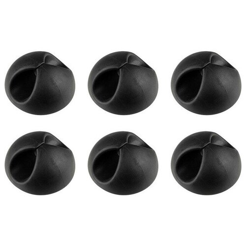 Крепление для проводов PARK черное 6шт