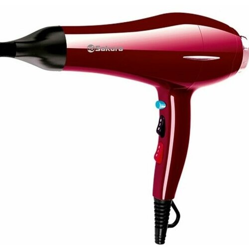 Фен Sakura SA-4037, красный фен sakura sa 4037bk professional