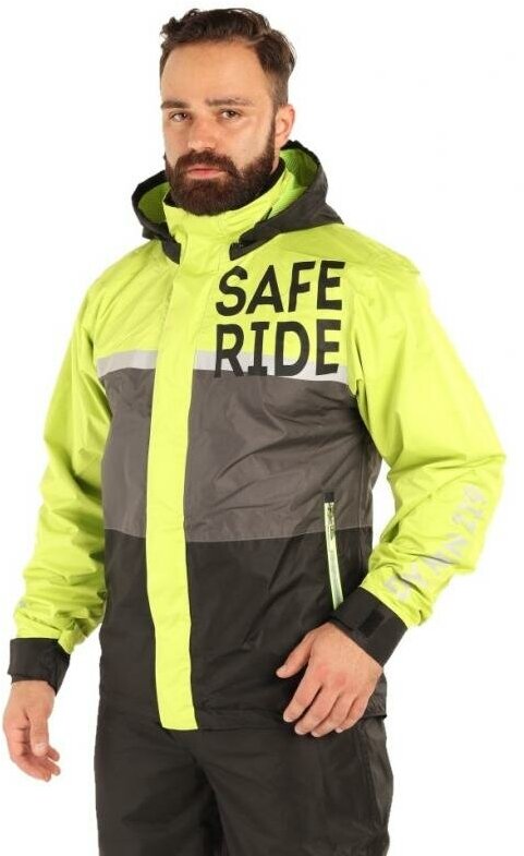 Starks Дождевая куртка Dry Rain DR 219 Серый/Салатовый S
