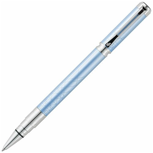 Ручка WATERMAN S0831140 Ручка-роллер Waterman Perspective, Azure CT, стержень: FBlack