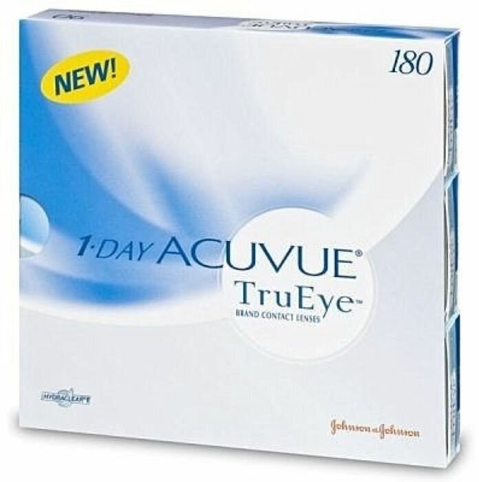   1 Day Acuvue TruEye with HydraClear (180 pack), 8,5, -1,75
