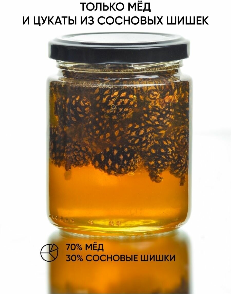 Алтайский мед с сосновыми шишками - фотография № 4
