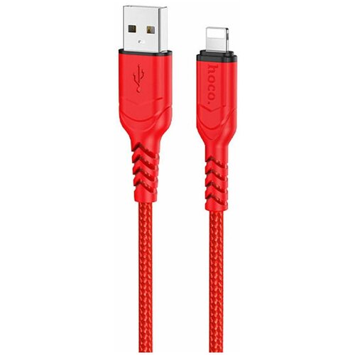 Hoco X59 Victory Charging data cable for Lightning 1м Красный