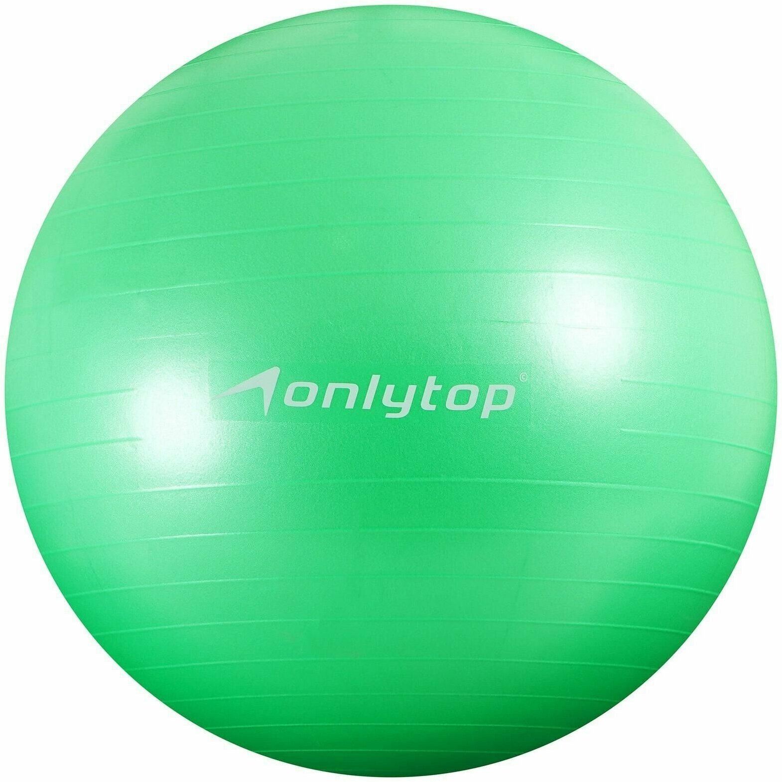 Фитбол ONLYTOP, d 75 см, 1000 г, антивзрыв, цвет зелёный