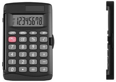 Калькулятор карманный 8-разрядов ErichKrause PC-103 (в коробке по 1 ) 9612357