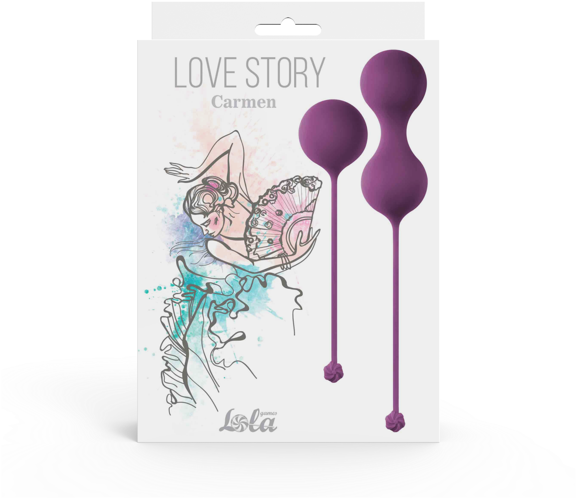 Набор вагинальных шариков Love Story Carmen Lavender Sunset