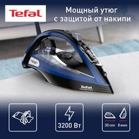 Утюг Tefal FV9848E0, синий/черный