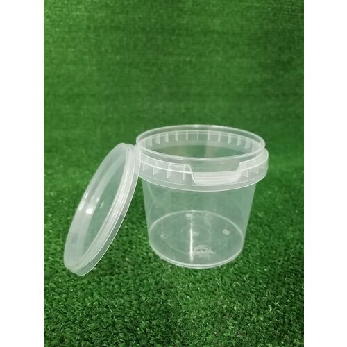 Банка ПП 365мл с крышкой 5шт термостойкая 231₽