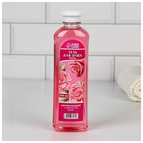 Увлажняющий гель для душа Роза 300 мл 272₽