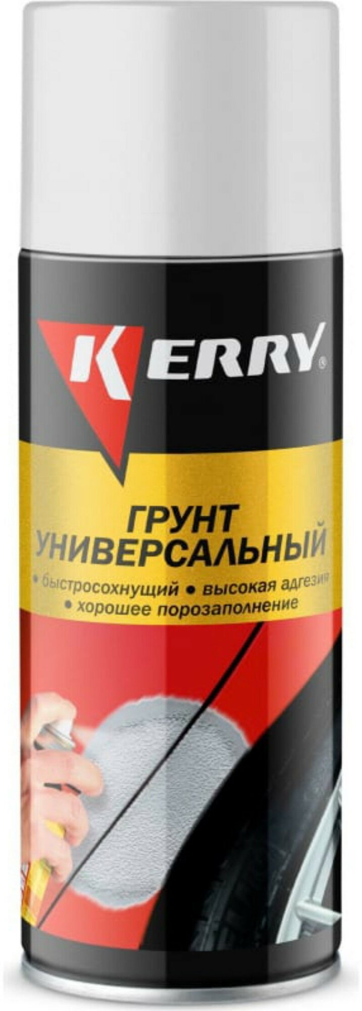 Грунт Спрей Белый, Аэрозоль, 520 Мл. Kerry Kr-925-4 Kerry арт. KR9254