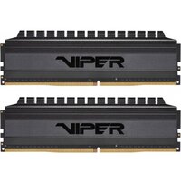 Оперативная память PATRIOT MEMORY Patriot DDR4 8Gb (2x4Gb) 3200MHz pc-25600 Viper Blackout (PVB48G320C6K)