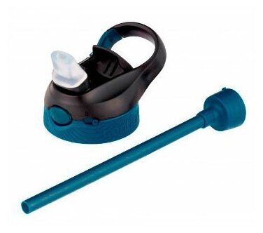 Термос-бутылка CONTIGO Ashland Couture Chill, 0.59л, белый/ синий - фото №2
