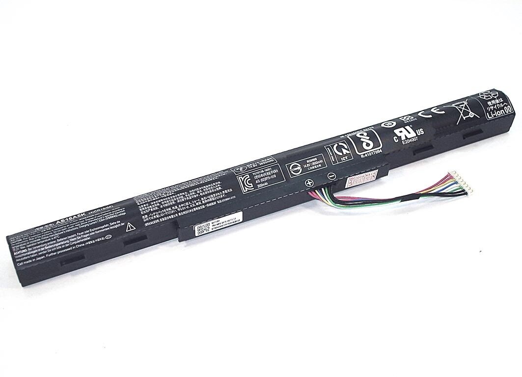 Аккумулятор AS16A5K для ноутбука Acer Aspire E15 14.6V 41.4Wh (2830mAh) черный