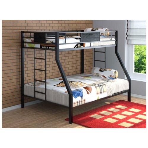 Двухъярусная кровать Гранада цвет черный