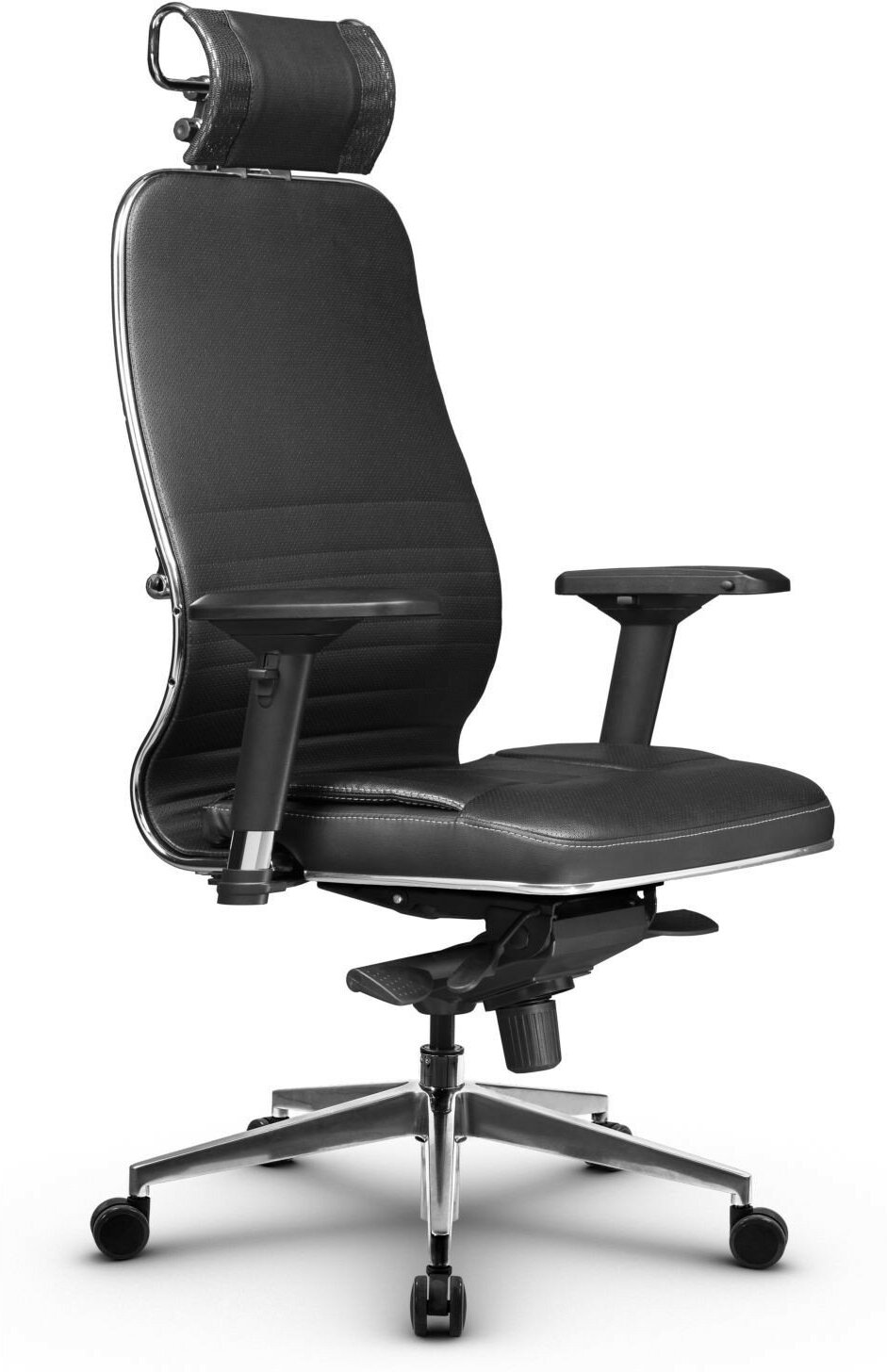 Кресло офисное для руководителя Самурай КЛ3 черный
