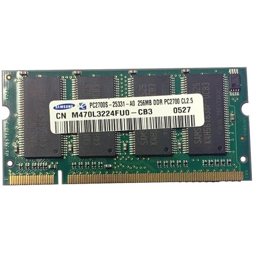 Оперативная память Samsung DDR 333 МГц SODIMM M470L3224FU0-CB3