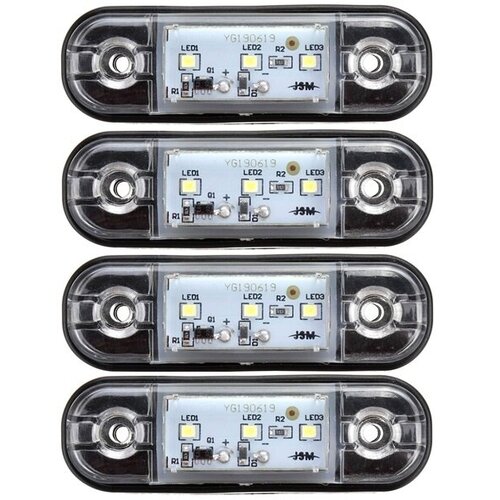Светодиодные габариты на прицеп K4-GF-U-3SMD-White белый