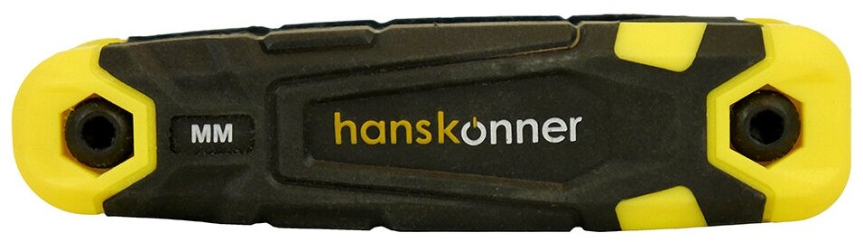 Набор шестигранных ключей, 1, 5-8 мм, 8 шт, S2, складные, Hanskonner