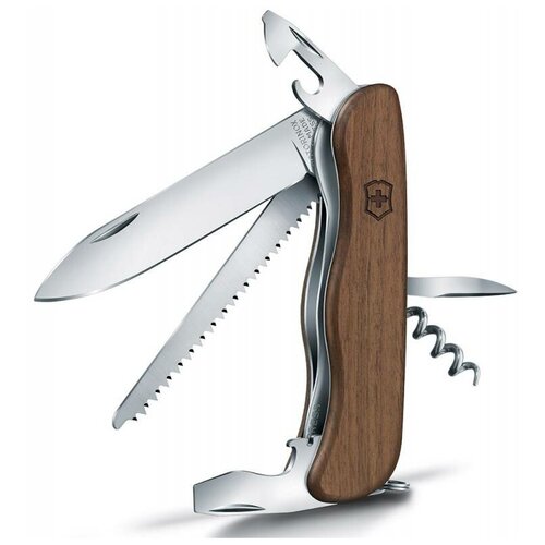 Нож перочинный Victorinox FORESTER WOOD (0.8361.63) 111мм 10функц. дерево нож перочинный victorinox huntsman 1 3713
