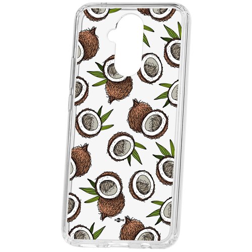 фото Чехол на huawei mate 20 lite kruche print кокосы кruче