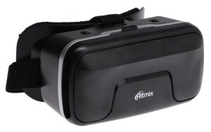 Очки виртуальной реальности RITMIX RVR-200, телефоны шириной до 8см, регулировка линз, чёрные