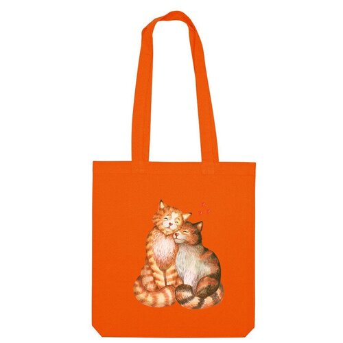 фото Сумка шоппер us basic, оранжевый