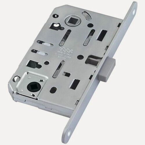 Изображение товара Замок межкомнатный магнитный Agb MEDIANA POLARIS WC+отв. планка, мат. хром (B06102.50.34.567)