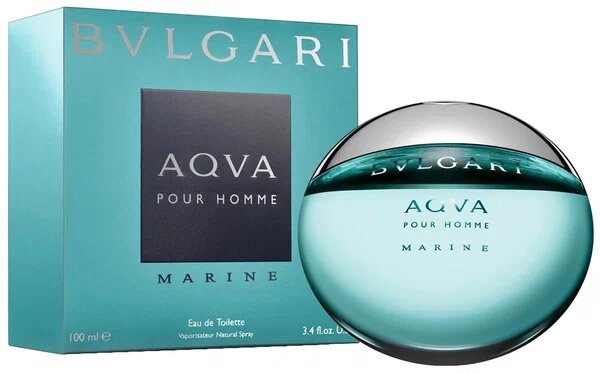 BVLGARI туалетная вода Aqva Marine, 100 мл