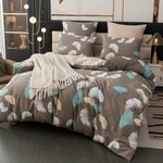 Комплект постельного белья 2-x спальный, Сатин Делюкс, VIVA HOME TEXTILE, простынь 230x250, 2 наволочки 50x70, L609 - изображение