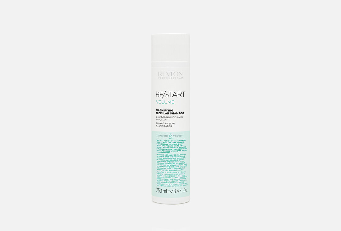 Мицеллярный шампунь для тонких волос Revlon Professional Re/Start Volume Magnifing Micellar Shampoo / объём 250 мл