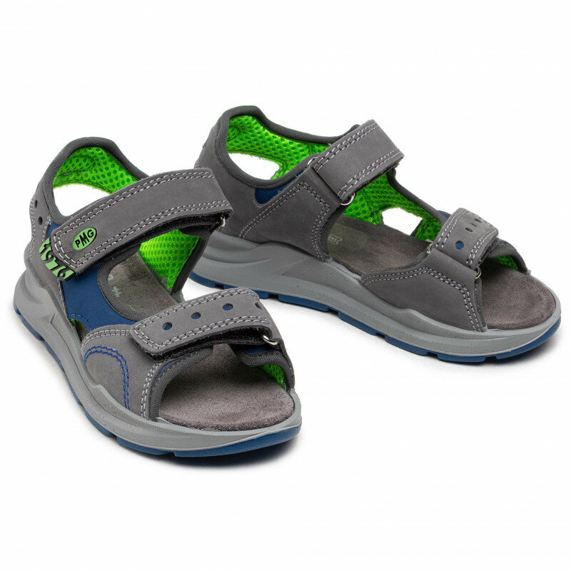 Сандалии PRIMIGI, размер 32, серый/синий