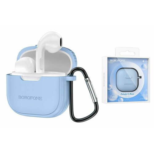 Беспроводные наушники Borofone BW29 Azure Blue голубые 88000₽