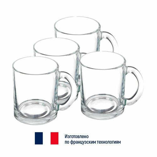 Набор кружек La Maison Basic, 320 мл, 4 шт